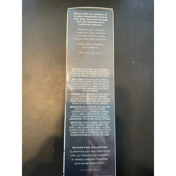 NEW - Erno Laszlo - Exfoliate & Detox Pore Cleansing Clay Mask - 3.3 fl oz - Picture 2 of 4